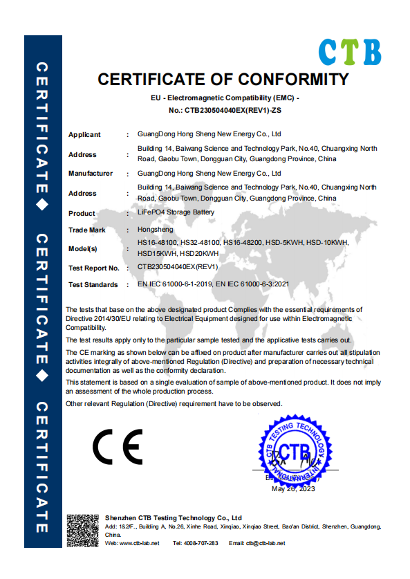 One certificate of OBST solar power company in nigeria